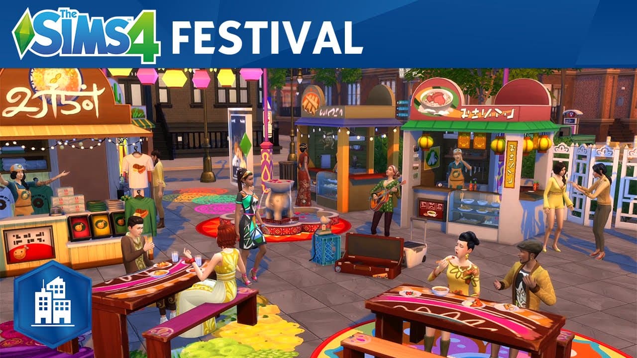 The Sims 4 Vita in Città: trailer ufficiale dei festival