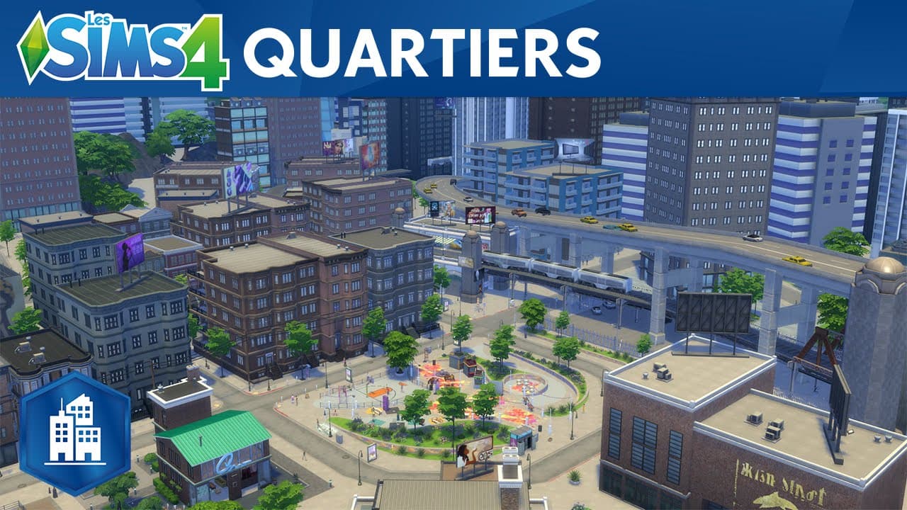 Les Sims 4 Vie Citadine : bande-annonce officielle sur les quartiers