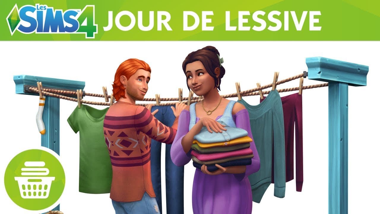 Les Sims 4 Kit d'objets Jour de lessive : bande-annonce officielle