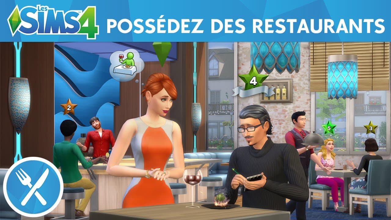 Les Sims 4 Au Restaurant : bande-annonce officielle Gérez votre restaurant