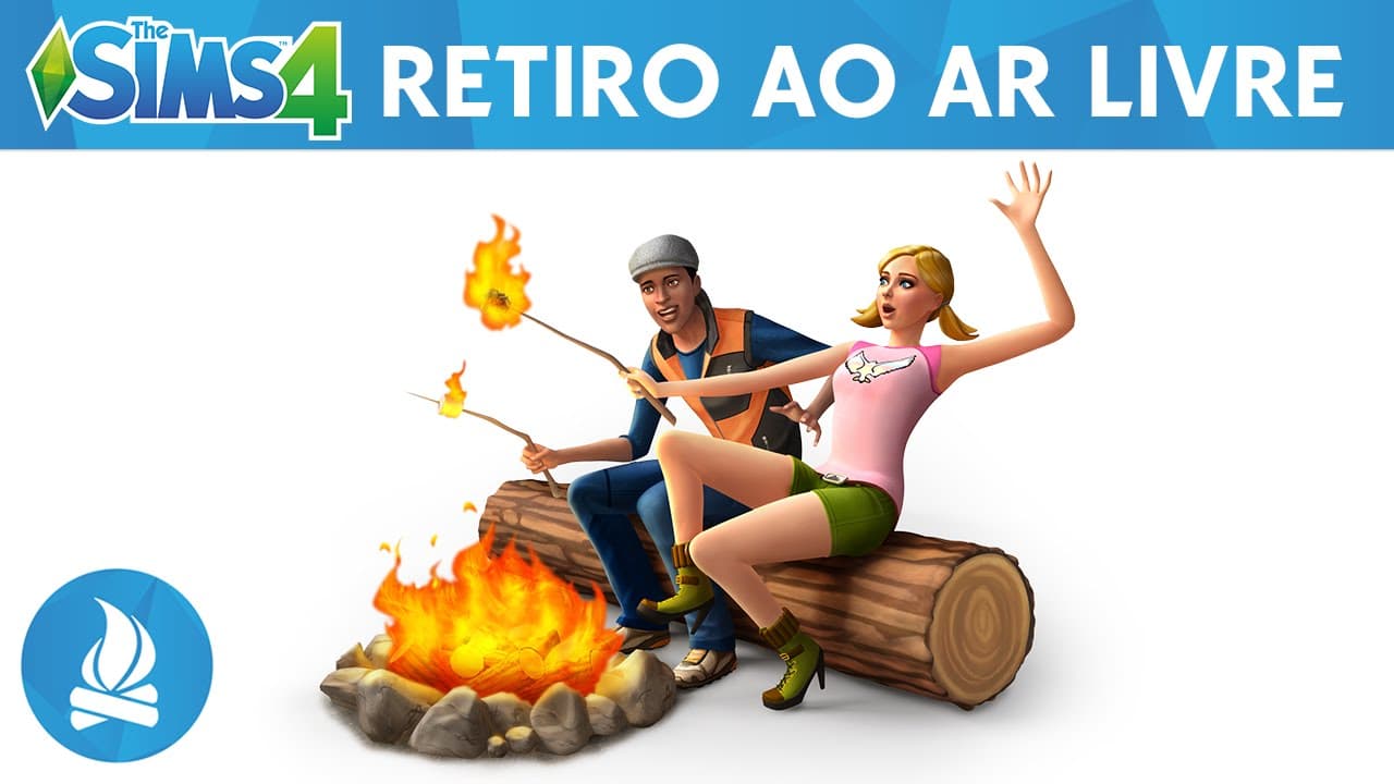 The Sims 4 Trailer Oficial: Retiro ao Ar Livre.