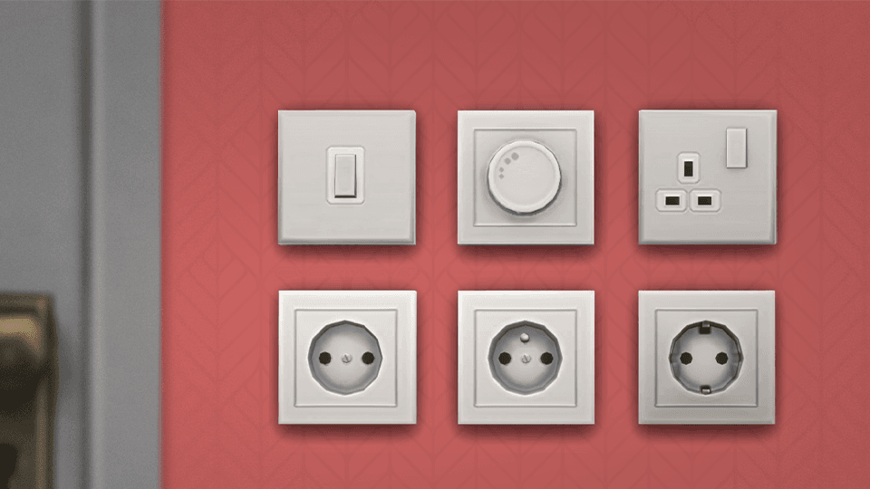 ¡Completa las construcciones de tus Sims con acentos eléctricos de estilo europeo!
