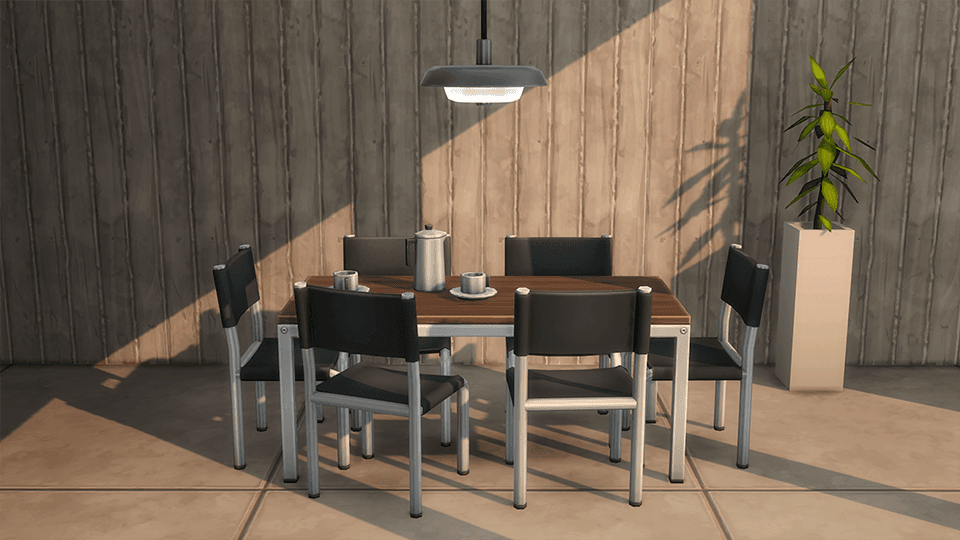 Apuesta por el cromo y crea un comedor elegante.